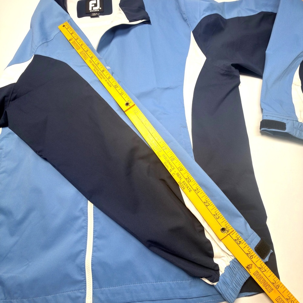 FootJoy DryJoys HydroLite Golf Jacket Mens XL Blue North South - Picture 5 of 11